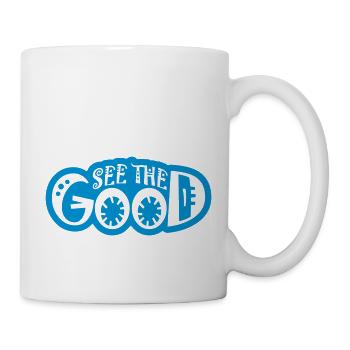see the good Zitat - Tasse - Weiß - Rechts