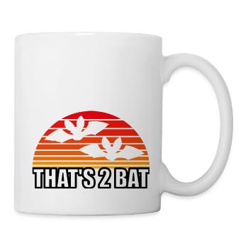 That's 2 Bat, Bat Pun - Mug - white - Right