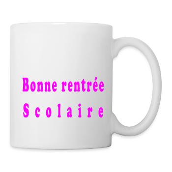 Bonne rentrée scolaire - Mug blanc - blanc - Droite