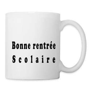 Bonne rentrée scolaire - Mug blanc - blanc - Droite