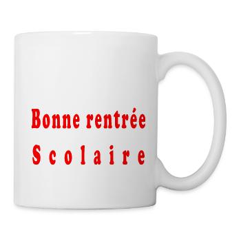 Bonne rentrée scolaire - Mug blanc - blanc - Droite