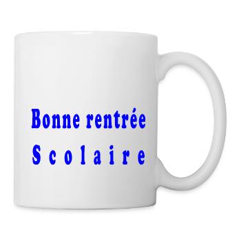 Bonne rentrée scolaire - Mug blanc - blanc - Droite