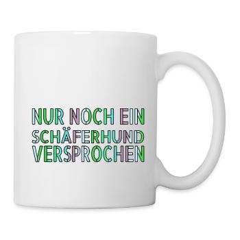 weihnachten pudel boxer zitat bullterrier bachhund - Tasse - Weiß - Rechts