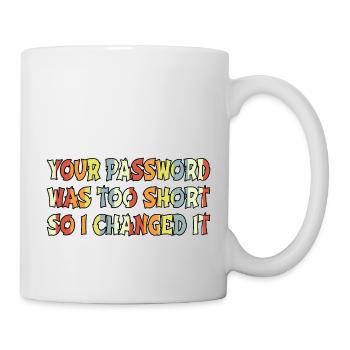quote hacking coder anonymous mask analyst hacking - Mug - white - Right