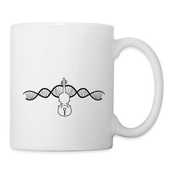 Violin Orchestra Violin Music Violin Players - Mug - white - Right