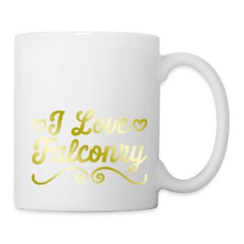 J’adore la fauconnerie - Mug blanc - blanc - Droite