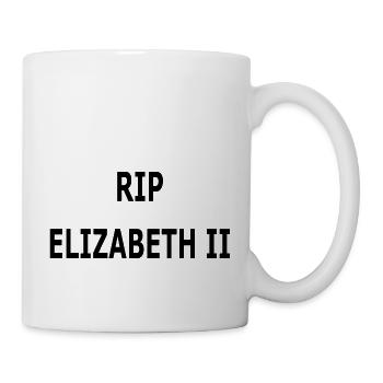 RIP ELISABETH II. - Tasse - Weiß - Rechts