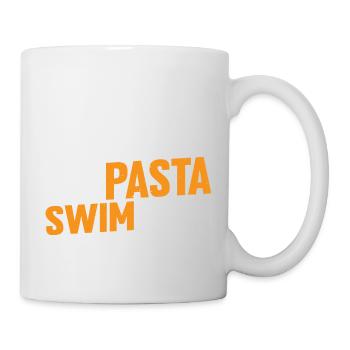 Eat Pasta Swim Fasta 16 - Tasse - Weiß - Rechts