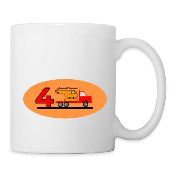 Truck - Tasse - Weiß - Rechts