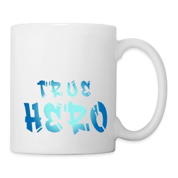 WAHRER HELD - TRUE HERO - Tasse - Weiß - Rechts