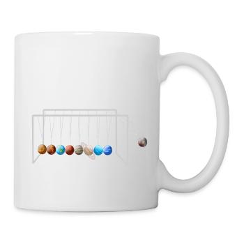 Never Forget Pluto Funny Planet Pluto - Mug - white - Right