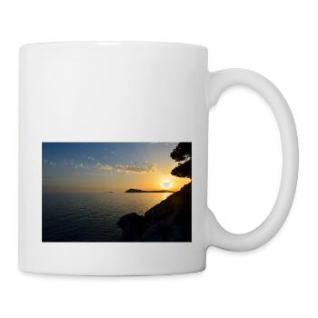 Sonnenuntergang - Tasse - Weiß - Rechts