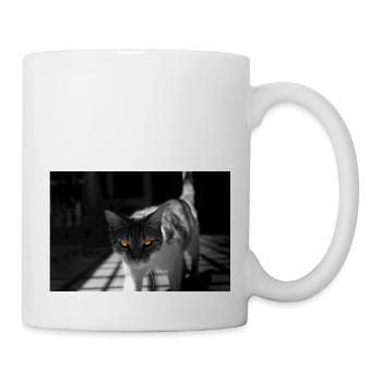 the cat with the sweet look - Mug - white - Right