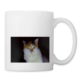 the cat with the sweet look - Mug - white - Right