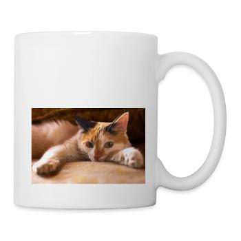 the cat - Mug - white - Right