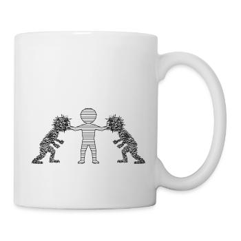 Résolution de conflit - Mug blanc - blanc - Droite