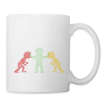 Résolution de conflit - Mug blanc - blanc - Droite