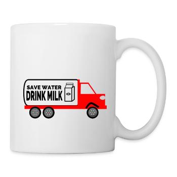 Camion - Mug blanc - blanc - Droite