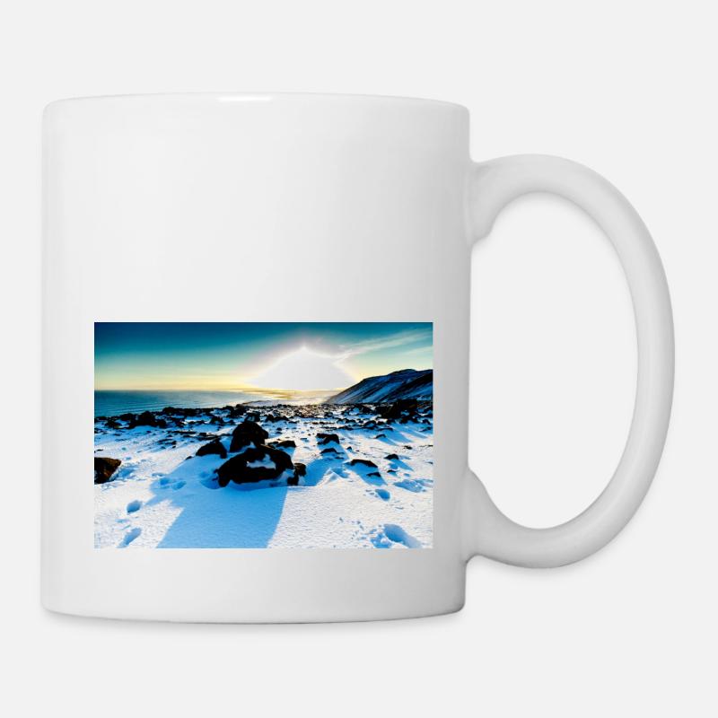 Sonnenuntergang - Tasse - Weiß