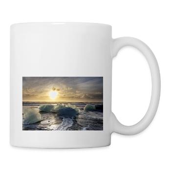 Isländischer Strand - Tasse - Weiß - Rechts