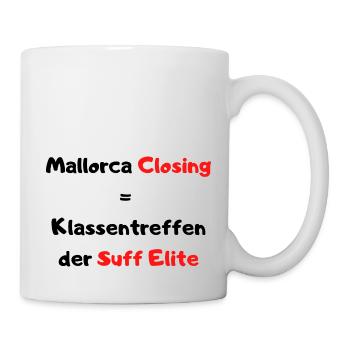 Mallorca Closing - Party Time auf Malle! - Tasse - Weiß - Rechts