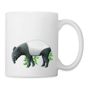 kleiner Tapir - Tasse - Weiß - Rechts