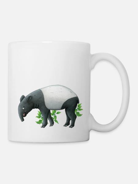 kleiner Tapir - Tasse - Weiß