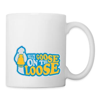 goose on the loose - Tasse - Weiß - Rechts
