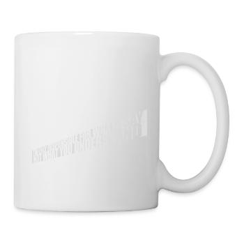 ce que je dis citation - Mug blanc - blanc - Droite