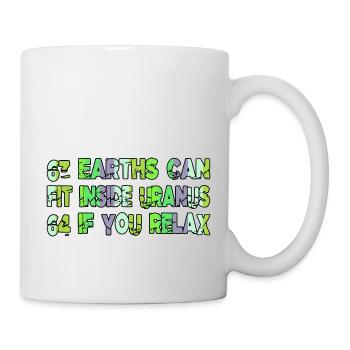 présent astrologie vaisseau spatial génial humour physique - Mug blanc - blanc - Droite