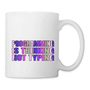 statement joke hacking computer funny quote - Mug - white - Right