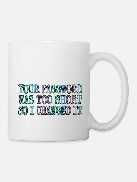 fun birthday present gift idea present - Mug - white