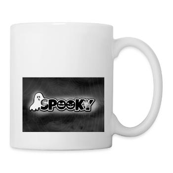 Gruseliger Halloween Comic Stil - Tasse - Weiß - Rechts
