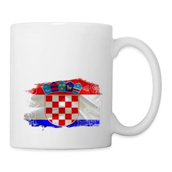 Kroatien Kroatien Hrvatska Kroatien Kroaten vatreni - Tasse - Weiß - Rechts