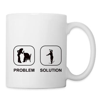 Slackline Tricklining Geschenk Slackliner - Tasse - Weiß - Rechts