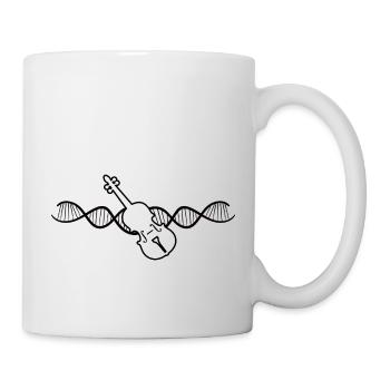 Violin Orchestra Violin Music Violin Players - Mug - white - Right