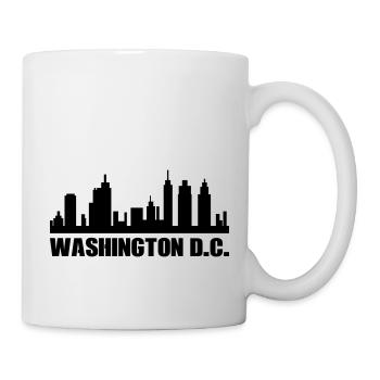 Washington D.C. - Tasse - Weiß - Rechts