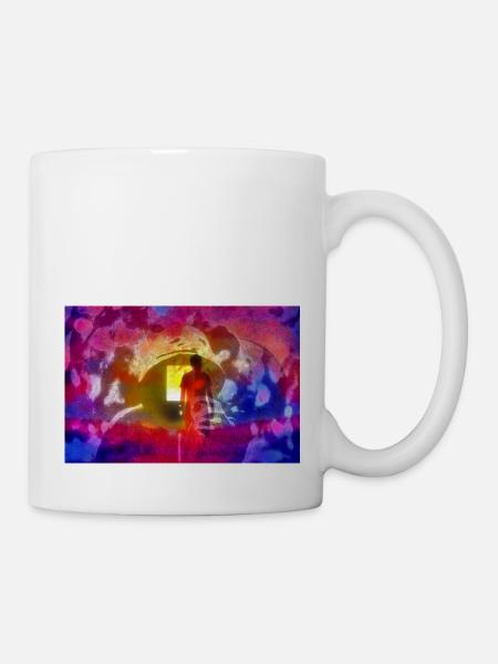 astronaut infected - Mug blanc - blanc