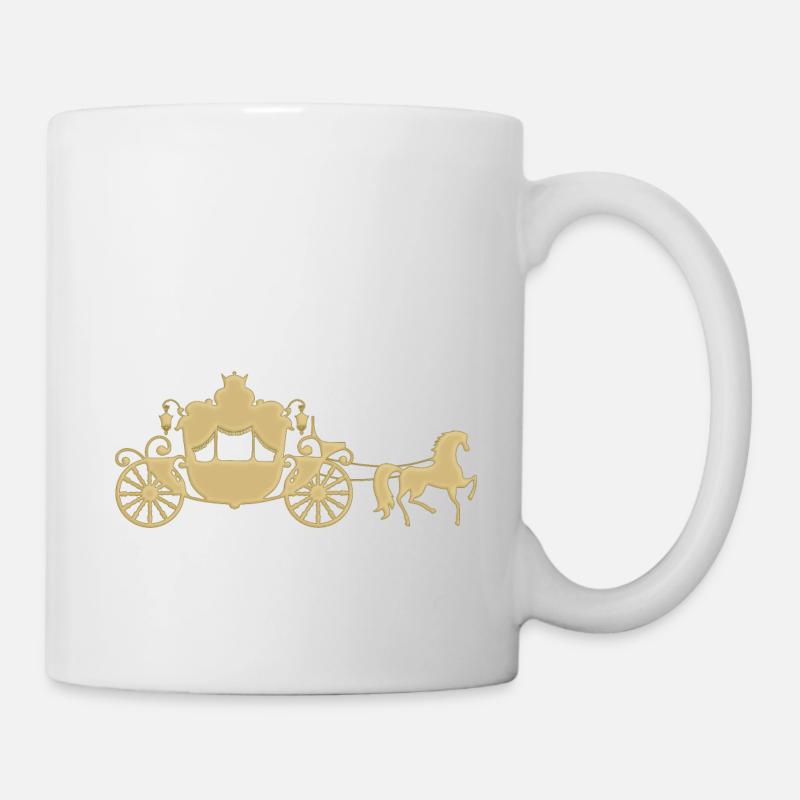 Prinzessinnenwagen - Tasse - Weiß