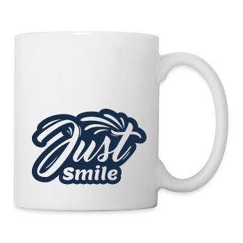 Juste sourire - Mug blanc - blanc - Droite