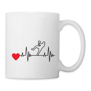 Handball Club Handball Handball Handball Player - Mug blanc - blanc - Droite