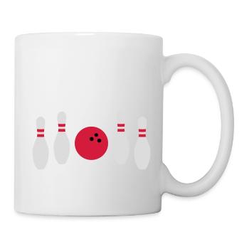 In between not hit bowling - Mug - white - Right