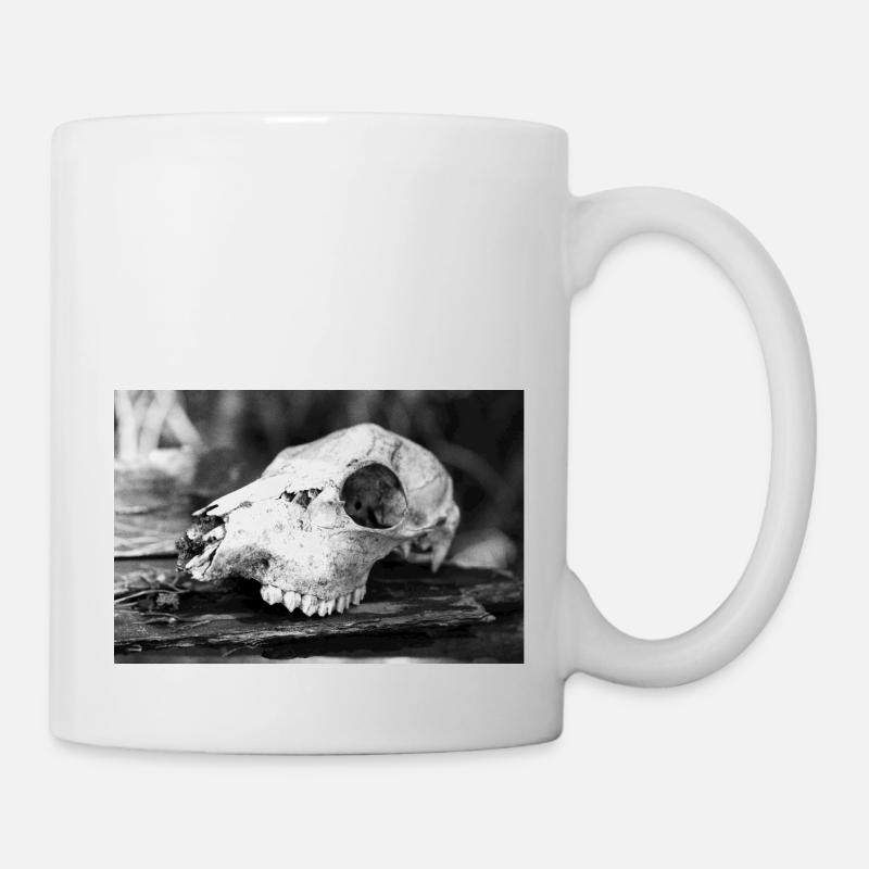 Skull - Tasse - Weiß