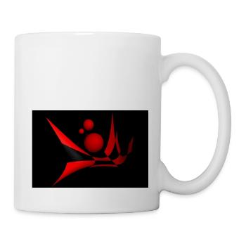 bicubic waves - Tasse - Weiß - Rechts