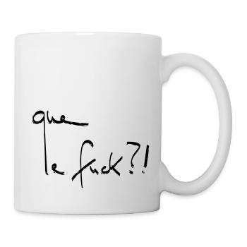 que le fuck Line Art - Minimalist - Mug - white - Right