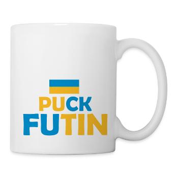 puck futin logo design - Mug - white - Right