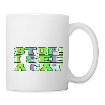 cats black cat hoodies and sweatshirts cool - Tasse - Weiß - Rechts