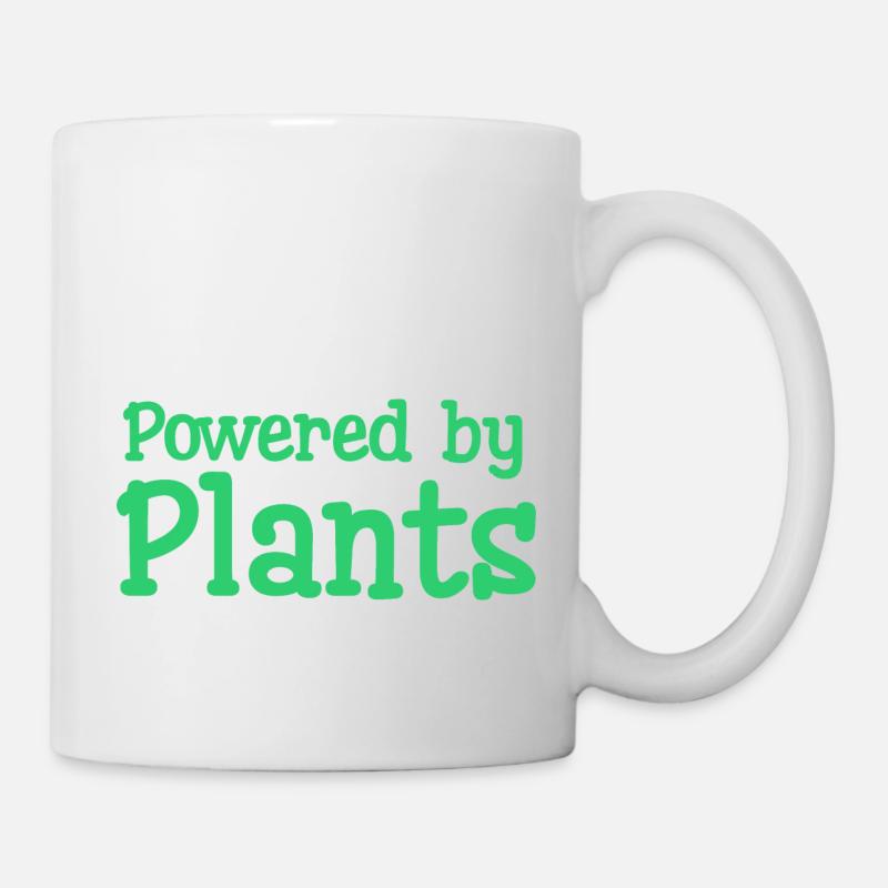 Powered by plants - Mug - white