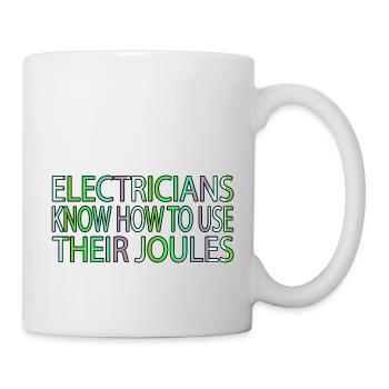 actress devices love electrician clothing birthday - Mug - white - Right