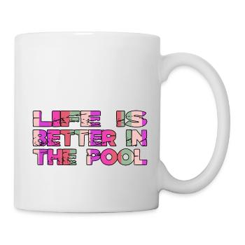 Sport Adult Swim Tshirts Swimsuit Tshirts Bicycle - Mug - white - Right